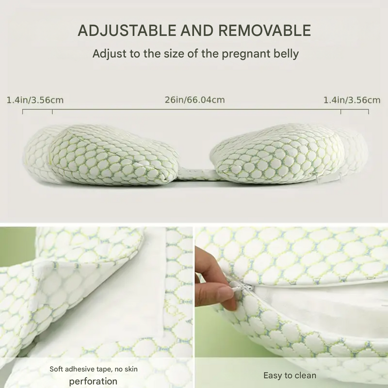 Pregnancy Pillow for Optimal Support - MamaComfort-Green-State of Style