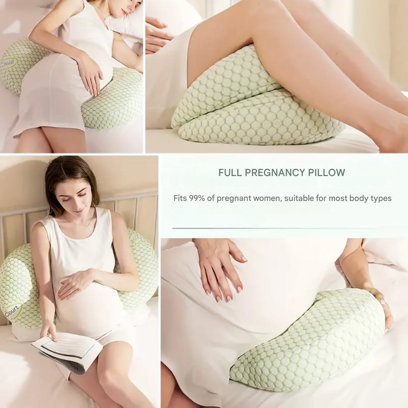 Pregnancy Pillow for Optimal Support - MamaComfort-Green-State of Style