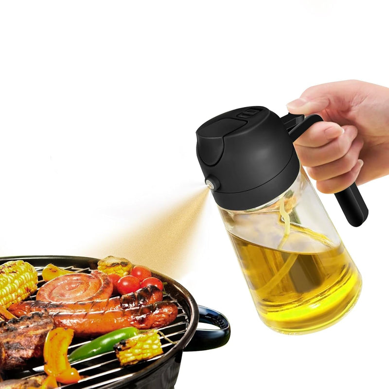 Premium 2-in-1 Olive Oil Spray - DualSpray-Black-State of Style