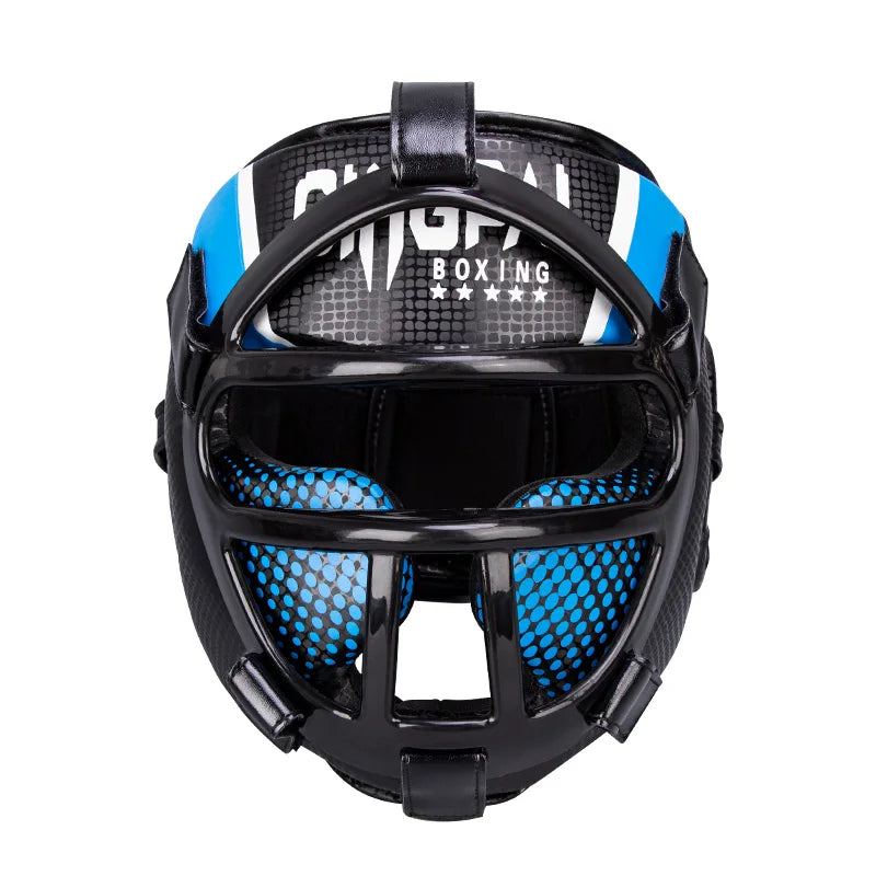 Premium Headgear with Face Mask - FightGuard-Red-S-State of Style