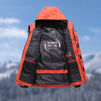 Premium Men's Parka | Winter Jacket with Removable Hood-Orange-XS-State of Style