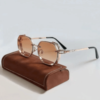 Premium men's sunglasses with an elegant frame – UrbanValence-Brown-State of Style