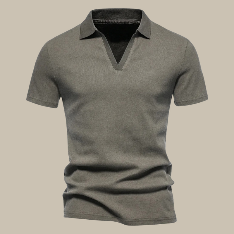 Premium Merino Polo | Men's Short-Sleeve Polo Shirt-Army Green-M-State of Style