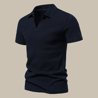 Premium Merino Polo | Men's Short-Sleeve Polo Shirt-Black-M-State of Style