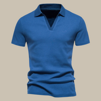 Premium Merino Polo | Men's Short-Sleeve Polo Shirt-Blue-M-State of Style