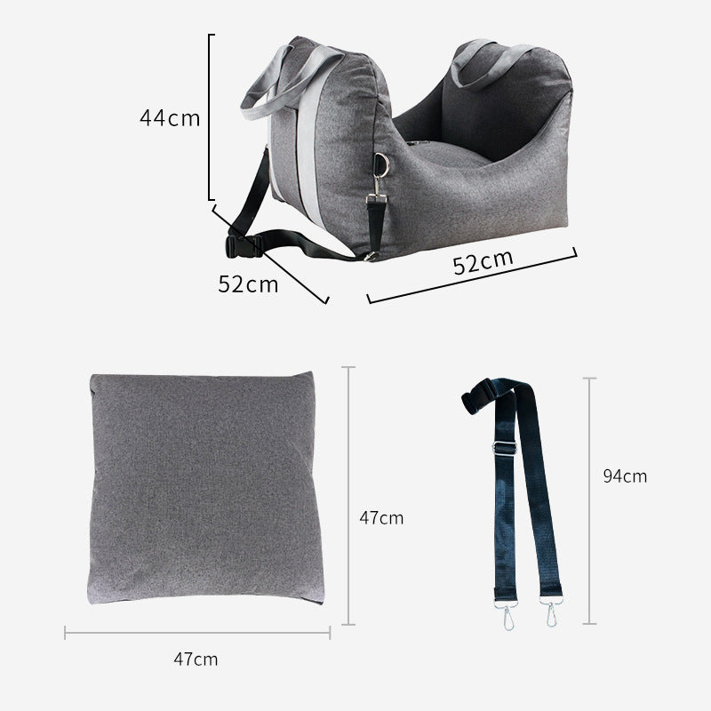 Premium Pet Kennel for Every Season - CuddleHaven™-Grey-State of Style