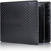 Premium RFID-Blocking Leather Bifold Wallet for Men - SlimArmor-Black 2-State of Style
