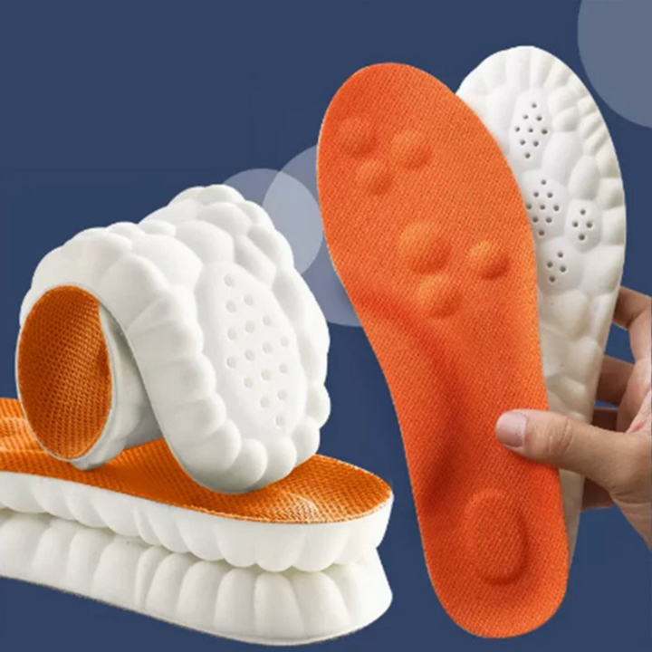 Premium Running Insoles - FlexiStride-Orange-AU 3-4-State of Style