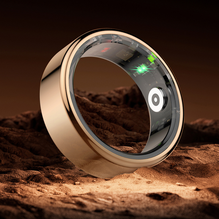Premium Smart Fitness Ring – HealthRing-Gold-8-State of Style