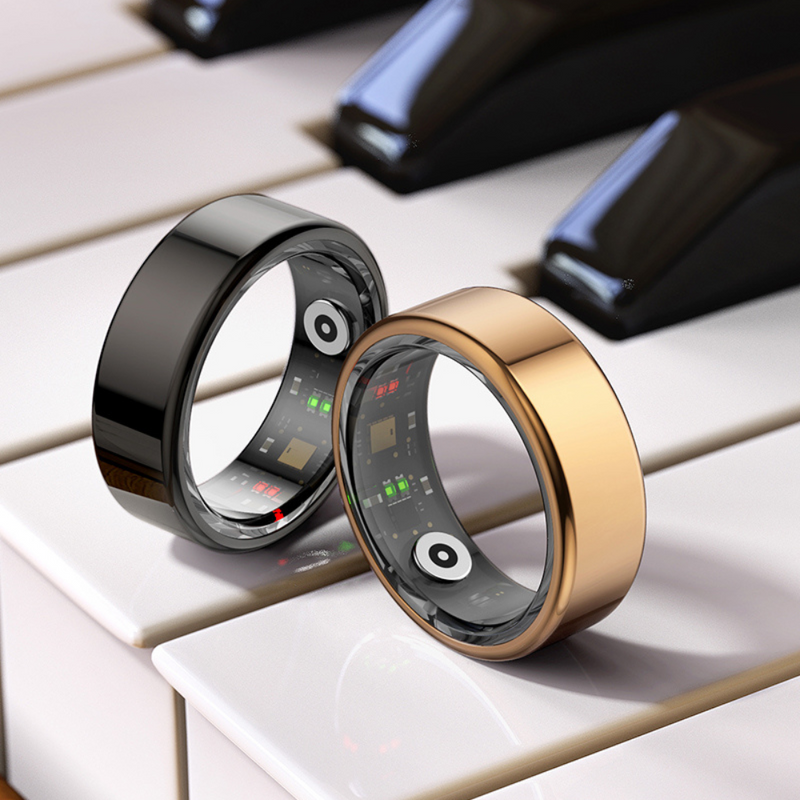 Premium Smart Fitness Ring – HealthRing-Silver-8-State of Style