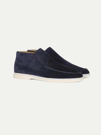 Premium Suede Loafers - Alexander-Dark Blue-EU 38-State of Style