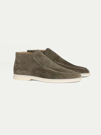 Premium Suede Loafers - Alexander-Olive Green-EU 38-State of Style