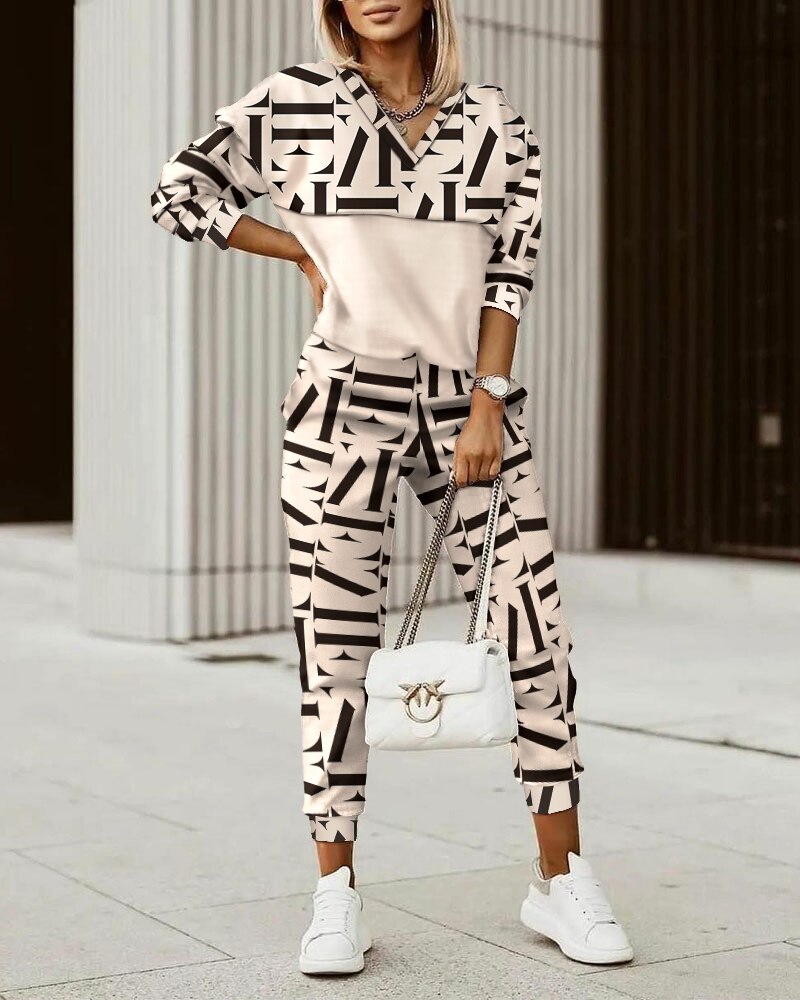 Premium Women's Tracksuit – Elodie-Beige-S-State of Style