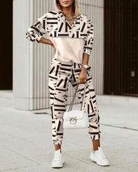 Premium Women's Tracksuit – Elodie-Beige-S-State of Style