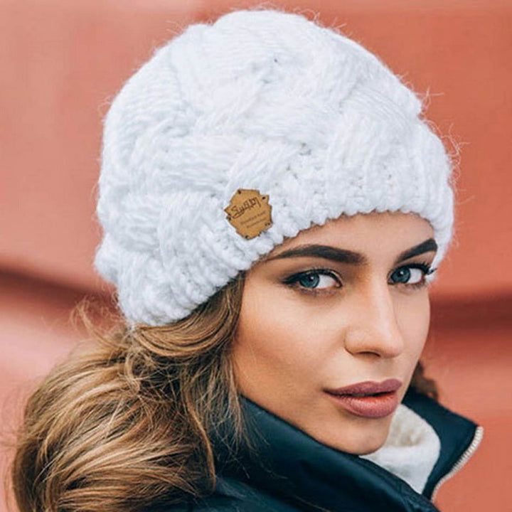 Princess Knitted Hat | Stylish and Comfortable-White-State of Style