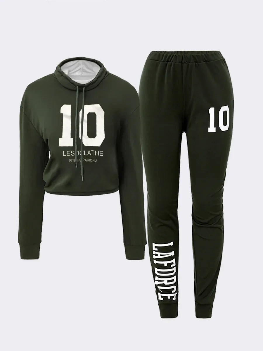 Printed Tracksuit Set in Plus Sizes-Blue-L-State of Style