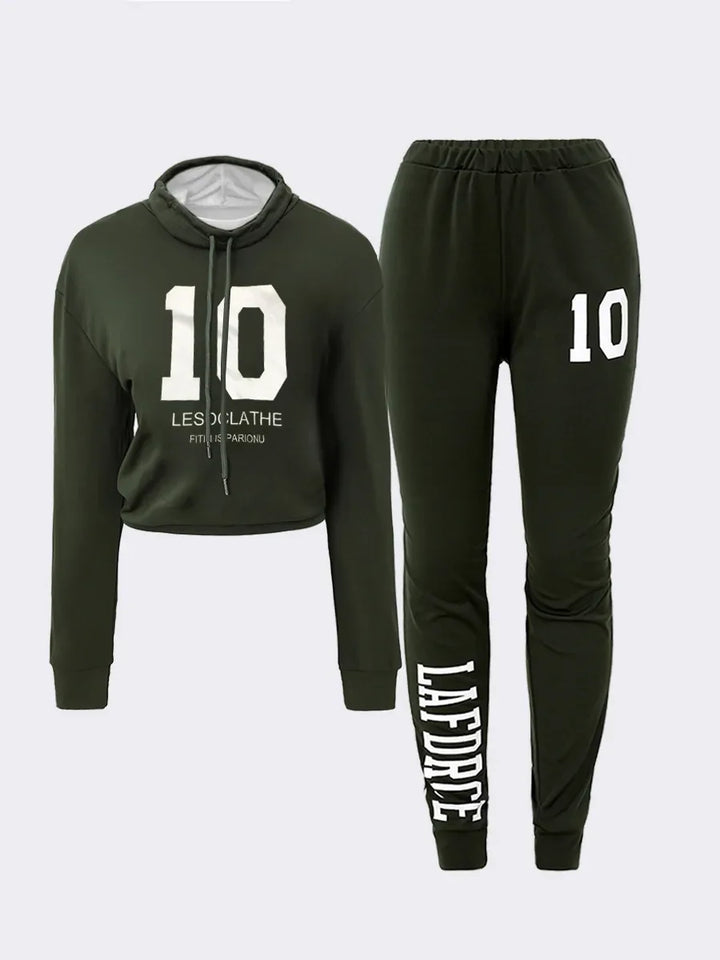 Printed Tracksuit Set in Plus Sizes-Blue-L-State of Style