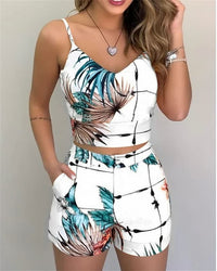 ComfyShorts | Modisches und bequemes Crop Top und Shorts - Fiadora