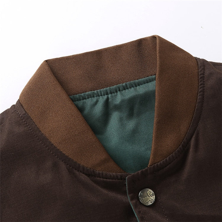 Light men's bomber transition jacket in vintage look – Adrian