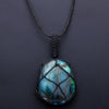 Mystical Labradorite Dragonheart Necklace - Aris