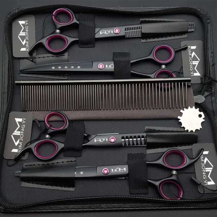 Professional Dog Grooming Scissors Set - PrecisionPaw-State of Style