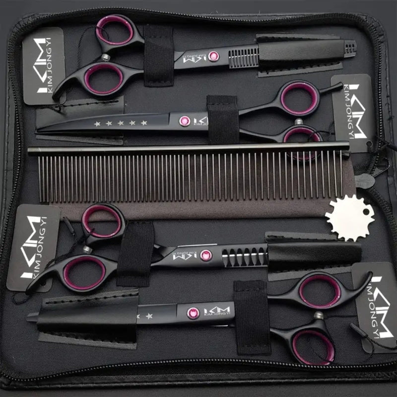 Professional Dog Grooming Scissors Set - PrecisionPaw-State of Style