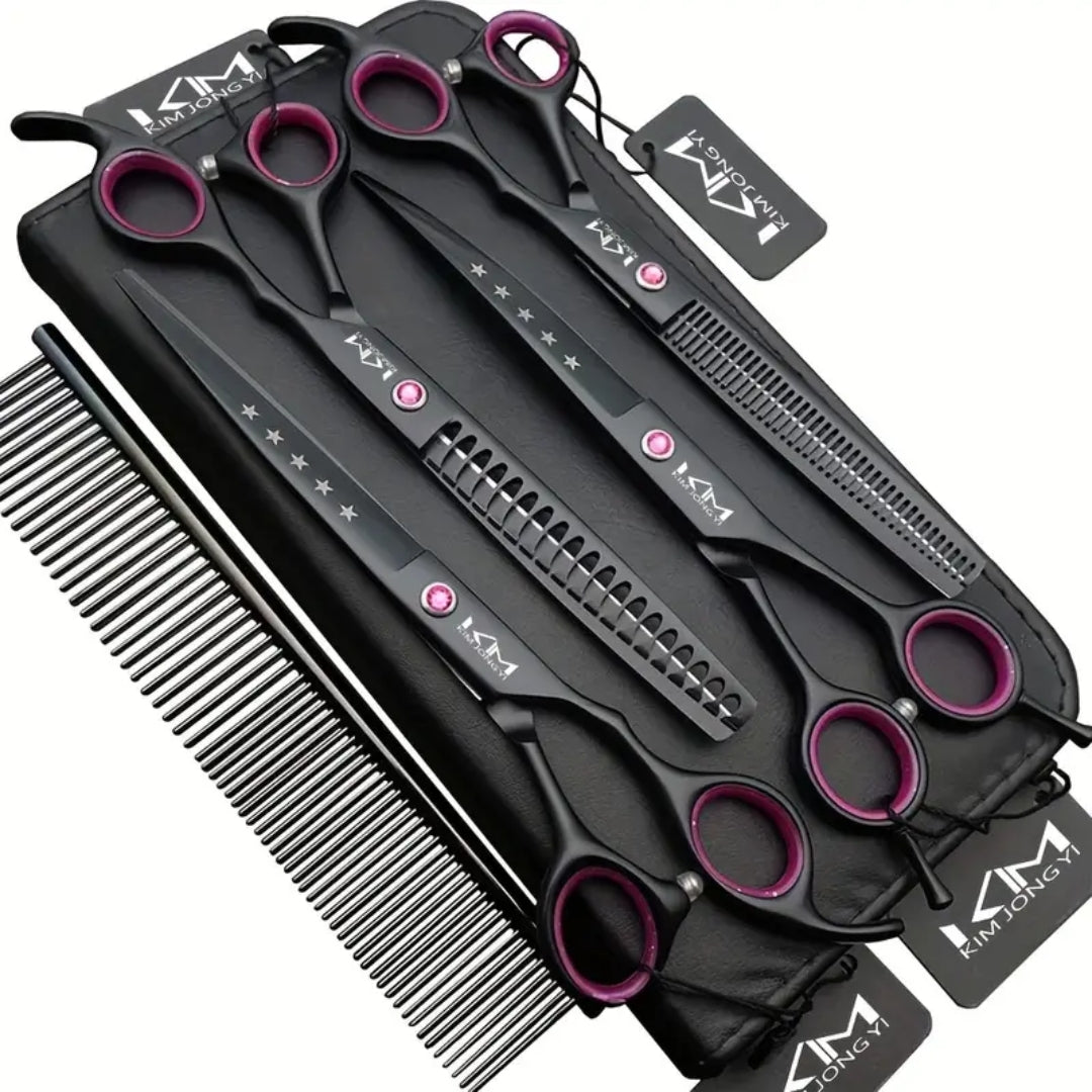 Professional Dog Grooming Scissors Set - PrecisionPaw-State of Style