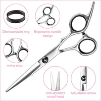 Professional Hair Cutting & Thinning Scissors Set-Black-State of Style