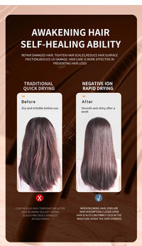 PROFESSIONAL HAIRDRYER 2400W WITH COLD AND HOT AIR - NEGATIVE IONS - POWERFUL HAIR DRYER FOR SALON RESULTS-Black-State of Style