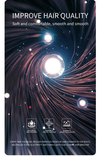 PROFESSIONAL HAIRDRYER 2400W WITH COLD AND HOT AIR - NEGATIVE IONS - POWERFUL HAIR DRYER FOR SALON RESULTS-Black-State of Style