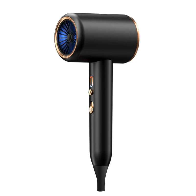 PROFESSIONAL HAIRDRYER 2400W WITH COLD AND HOT AIR - NEGATIVE IONS - POWERFUL HAIR DRYER FOR SALON RESULTS-Black-State of Style