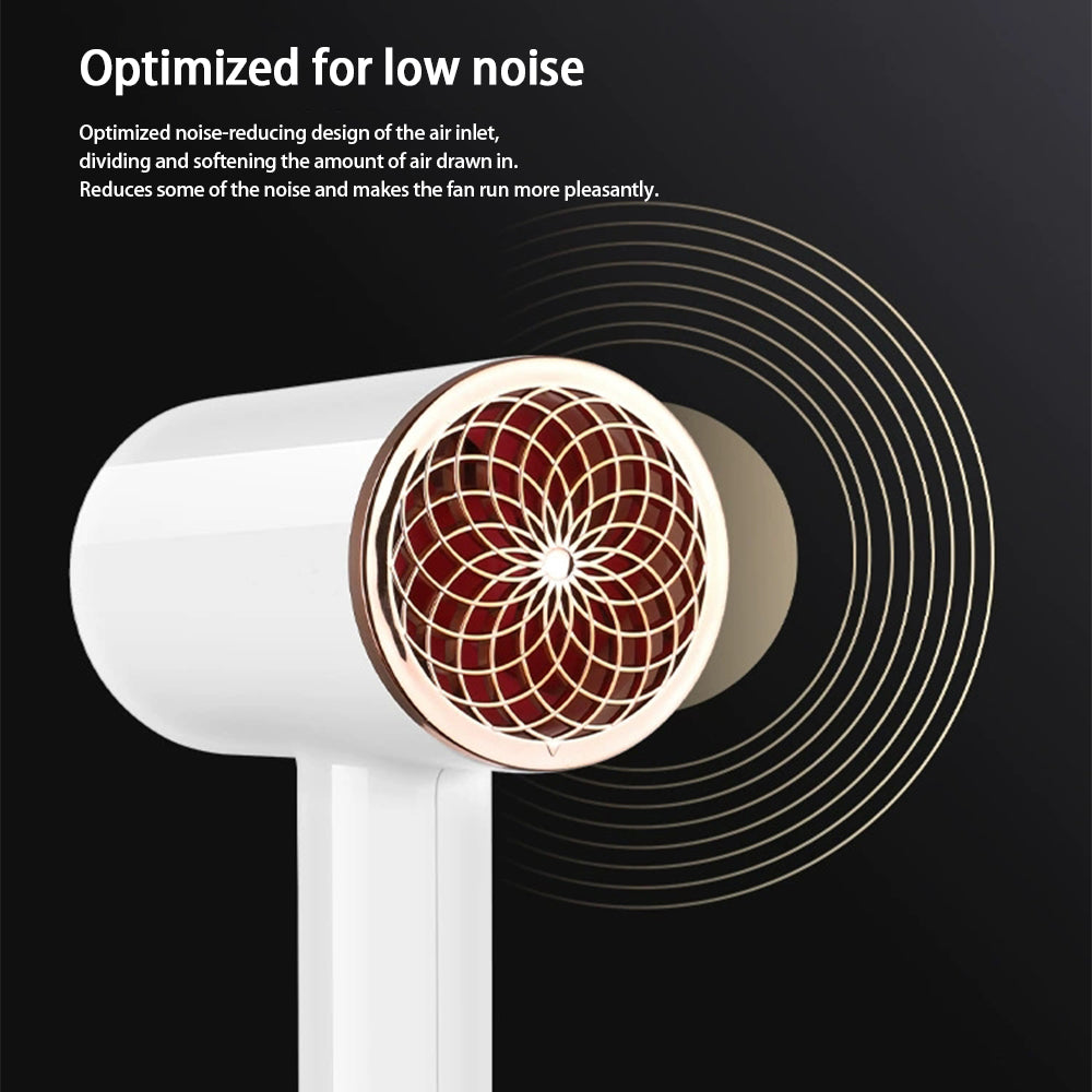 PROFESSIONAL HAIRDRYER 2400W WITH COLD AND HOT AIR - NEGATIVE IONS - POWERFUL HAIR DRYER FOR SALON RESULTS-Black-State of Style