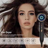 PROFESSIONAL HAIRDRYER 2400W WITH COLD AND HOT AIR - NEGATIVE IONS - POWERFUL HAIR DRYER FOR SALON RESULTS-Black-State of Style
