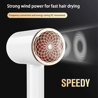 PROFESSIONAL HAIRDRYER 2400W WITH COLD AND HOT AIR - NEGATIVE IONS - POWERFUL HAIR DRYER FOR SALON RESULTS-Black-State of Style