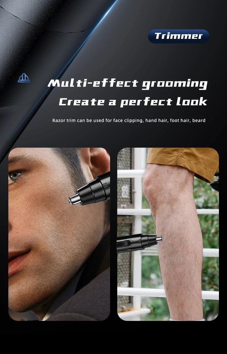 PROFESSIONAL PAINLESS NOSE & EAR HAIR TRIMMER FOR MEN AND WOMEN - RECHARGEABLE-State of Style