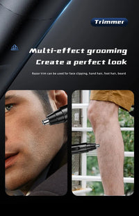 PROFESSIONAL PAINLESS NOSE & EAR HAIR TRIMMER FOR MEN AND WOMEN - RECHARGEABLE-State of Style