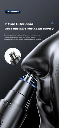PROFESSIONAL PAINLESS NOSE & EAR HAIR TRIMMER FOR MEN AND WOMEN - RECHARGEABLE-State of Style