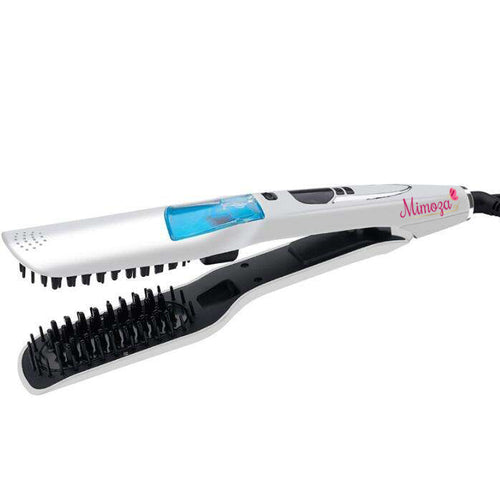 Professional Steam Hair Straightener – Elara-White-State of Style
