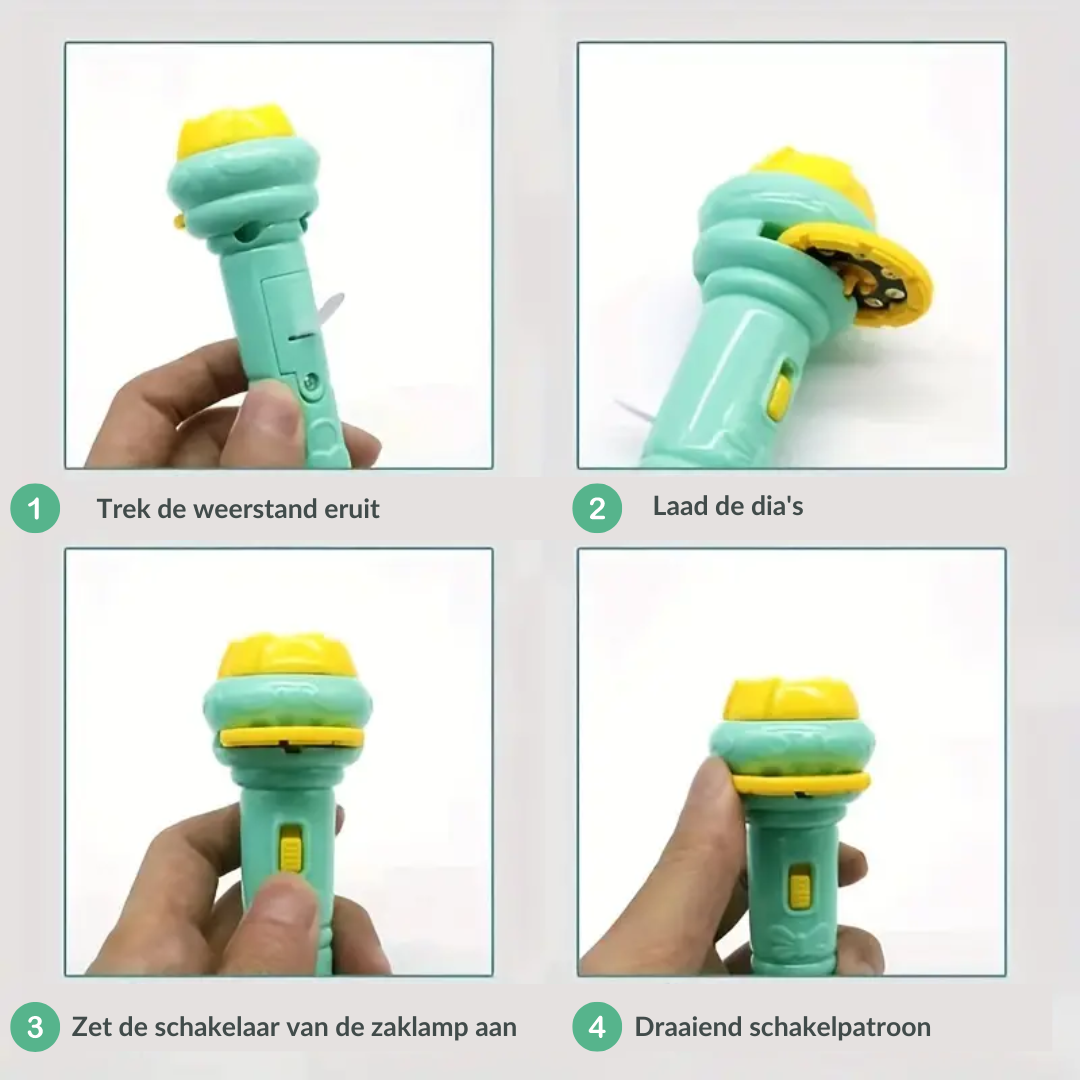 Projector Torch - DreamBeam-Pink-State of Style