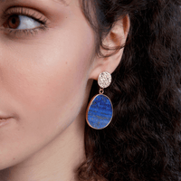 Protective Earrings - Celestial Lapis-Lapis Lazuli-State of Style