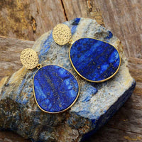 Protective Earrings - Celestial Lapis-Lapis Lazuli-State of Style