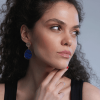 Protective Earrings - Celestial Lapis-Lapis Lazuli-State of Style