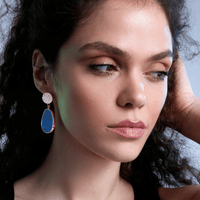Protective Earrings - Celestial Lapis-Lapis Lazuli-State of Style