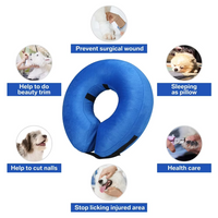 Protective Inflatable Dog Collar - Soft & Comfortable Recovery Collar-Blue-S-State of Style