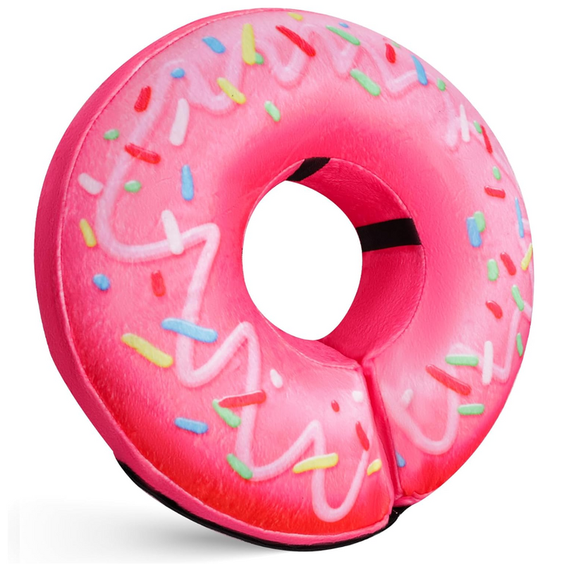 Protective Inflatable Dog Collar - Soft & Comfortable Recovery Collar-Donut Pink-S-State of Style