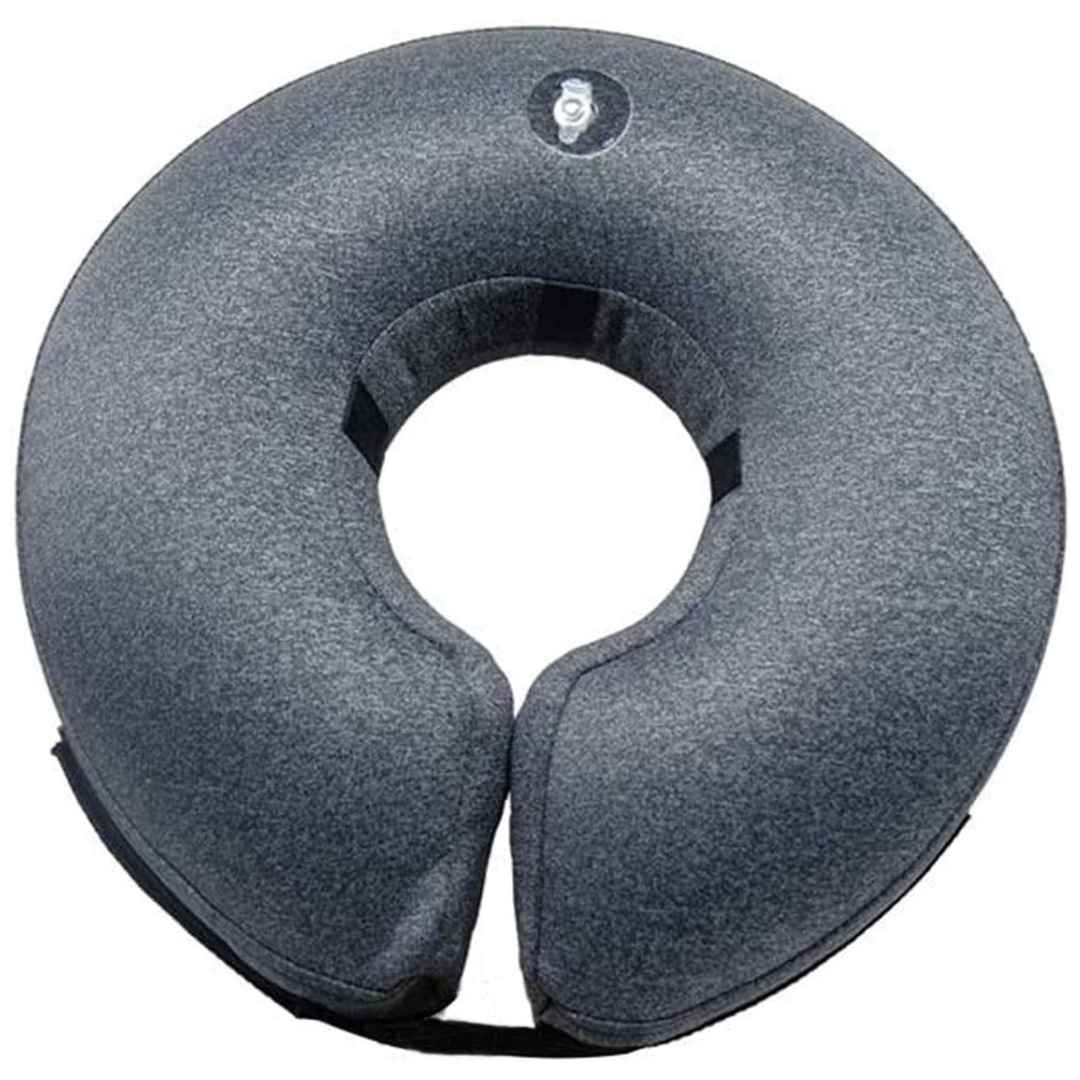 Protective Inflatable Dog Collar - Soft & Comfortable Recovery Collar-Grey-S-State of Style