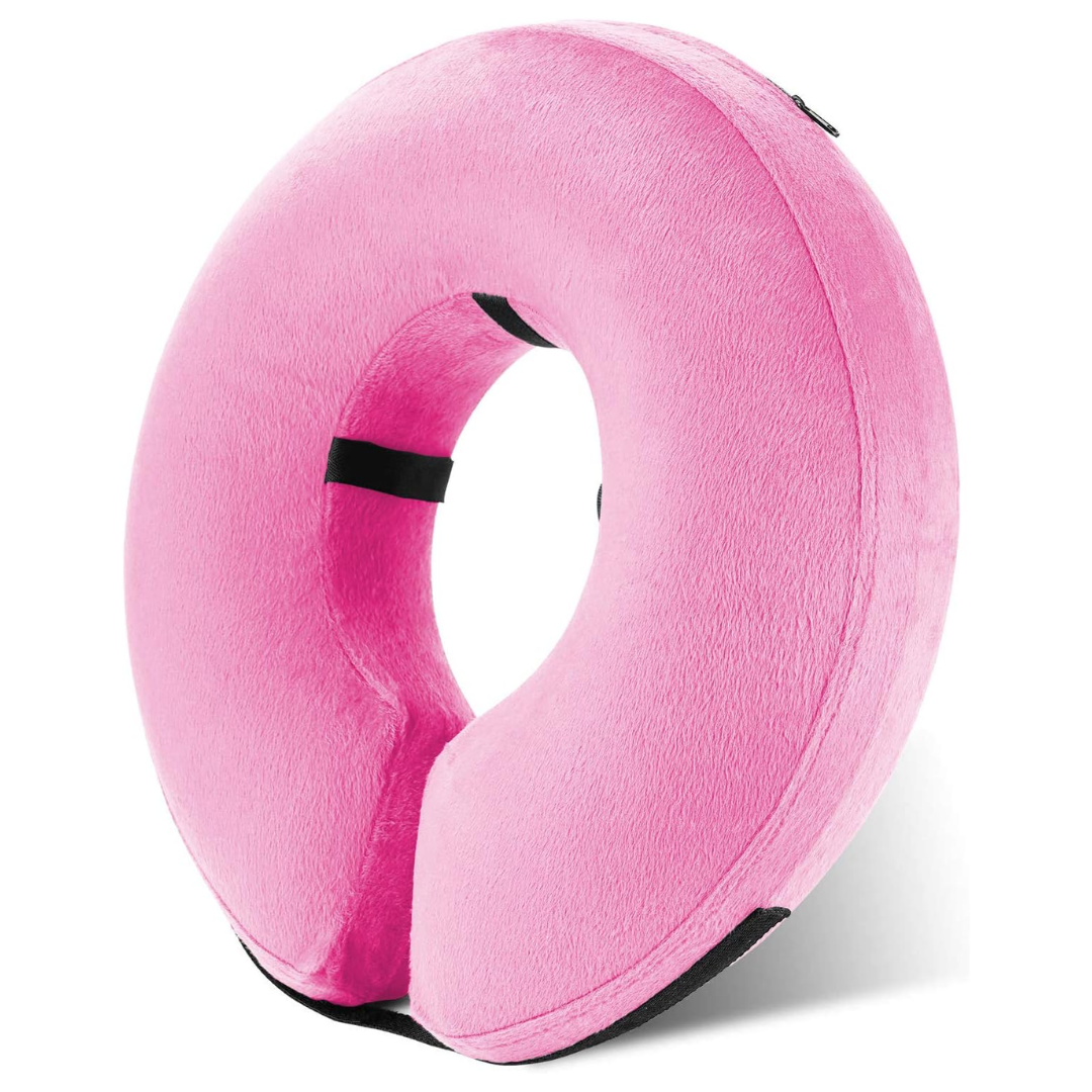 Protective Inflatable Dog Collar - Soft & Comfortable Recovery Collar-Pink-S-State of Style