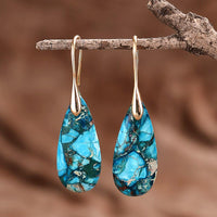 Protective Ocean Energy Drop Earrings - Marisol-Gold-State of Style