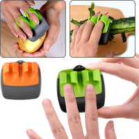 Protective Vegetable Peeler – FingerGuard-Green-State of Style