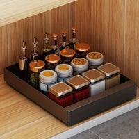 Pull-Out Kitchen Cabinet Organizer - Lina-Black-13.78 inches-State of Style